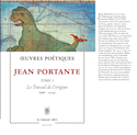 Œuvres Poétiques Tome 1 - Jean Portante